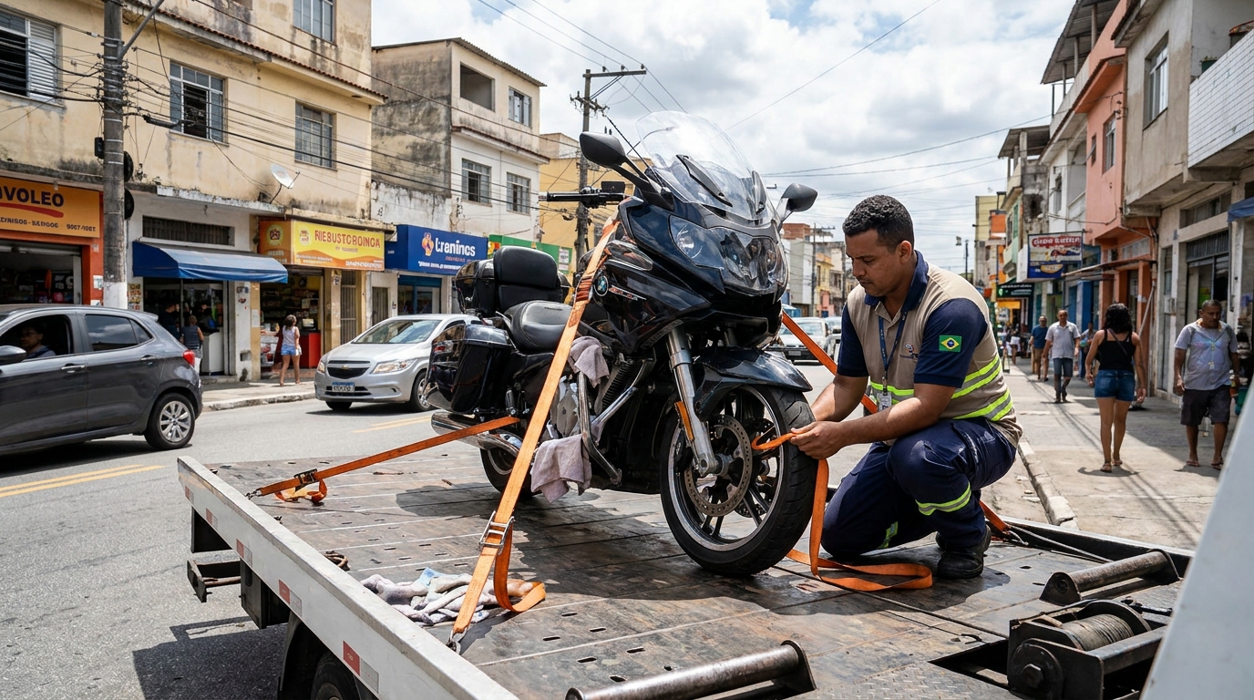 Remoção de Moto em Pane na Alvorada, Jundiaí‑SP