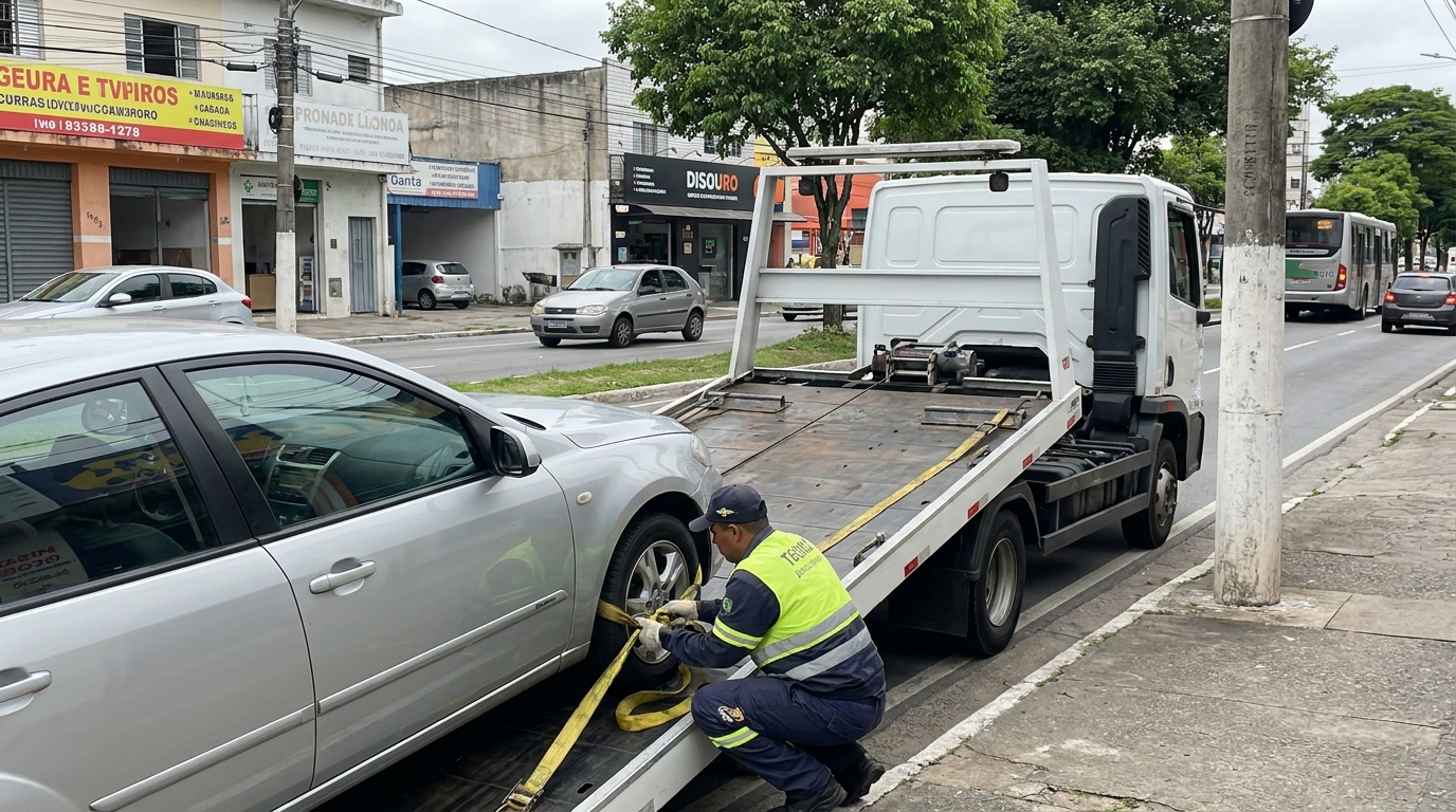 Transporte de Automóvel na Agapeama, Jundiaí‑SP