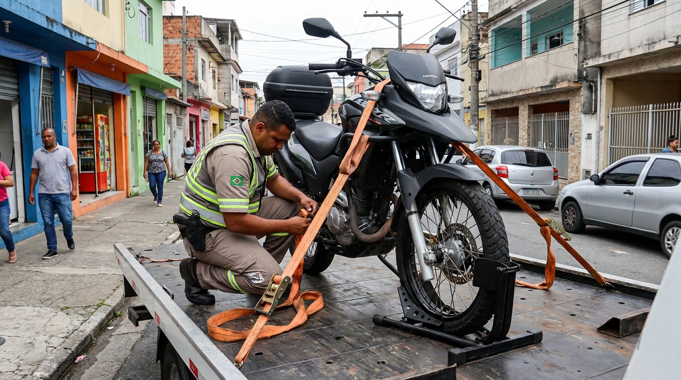 Guincho para Moto na Alvorada, Jundiaí‑SP